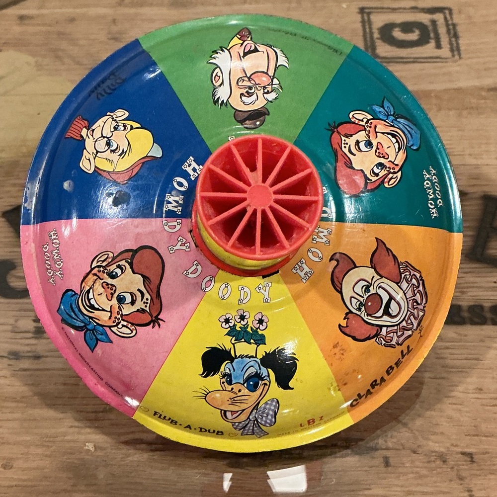 Colorful Vintage Spinning Top Toy